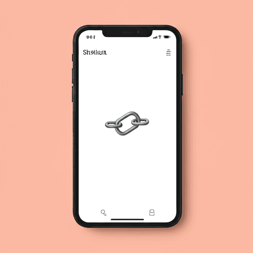 Mobile interface sharing link